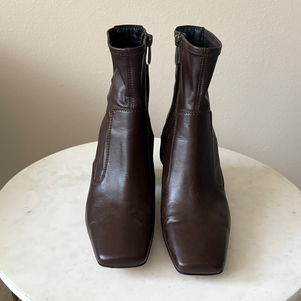 Franco Sarto Chocolate Ankle Boots